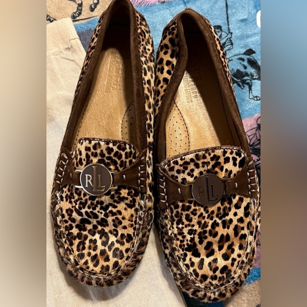 Ralph Lauren Carly Moccasin Loafer size 5.5  Like New